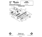 Whirlpool DU9000XR1 console diagram