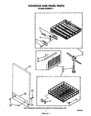 Dish rack and panel