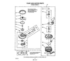 Whirlpool DU9200XT4 pump and motor diagram