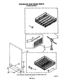 Dish rack and panel