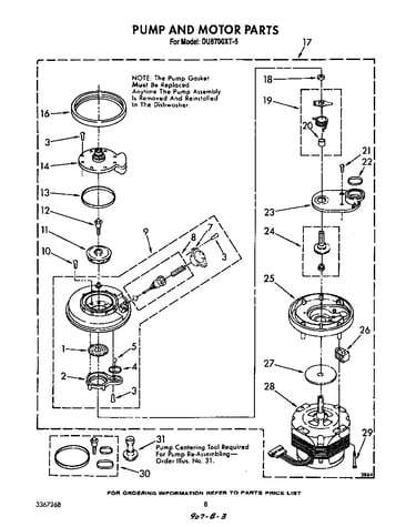 Pump and motor