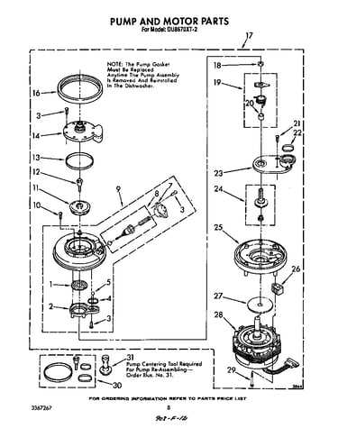 Pump and motor