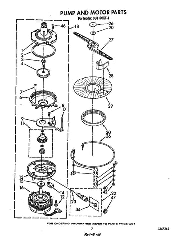 Pump and motor