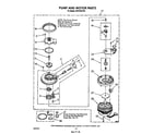 Whirlpool DP8700XTN5 pump and motor diagram