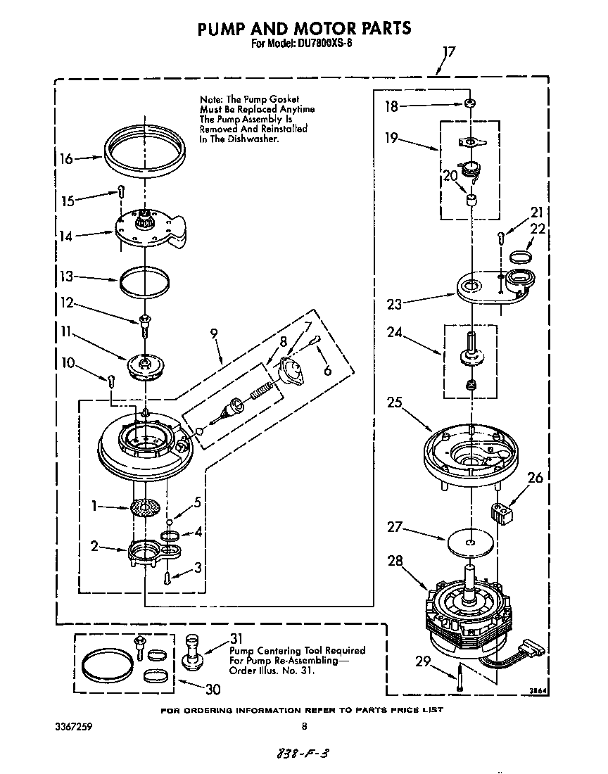 PUMP AND MOTOR