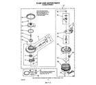 Whirlpool DU7800XS6 pump and motor diagram