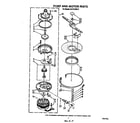 Whirlpool DU7216XS5 pump and motor diagram