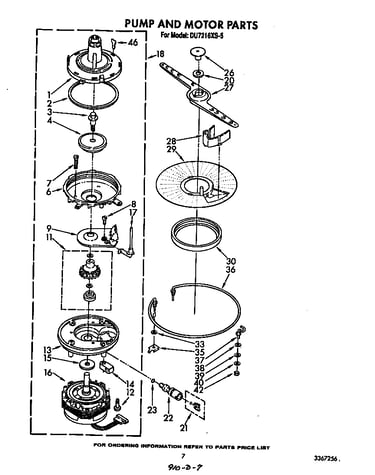 Pump and motor