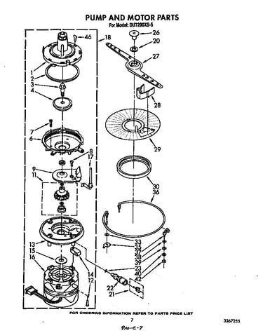 Pump and motor