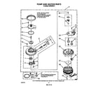 Whirlpool DU9000XR9 pump and motor diagram