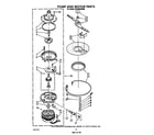Whirlpool DP3000XRN6 pump and motor diagram