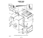 Whirlpool DP3840XPN1 cabinet diagram