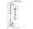 Whirlpool GLSR5233AW0 gearcase diagram