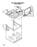 Top and cabinet