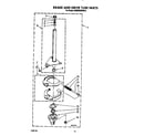 KitchenAid KAWE860WWH3 brake and drive tube diagram