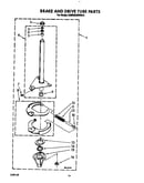Brake and drive tube