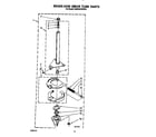 KitchenAid KAWE842WWH2 brake and drive tube diagram