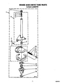 Brake and drive tube