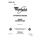 Whirlpool 3LA5581XYW0 front cover diagram
