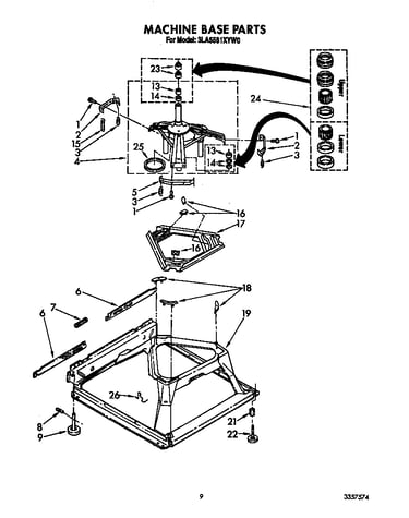 Machine base