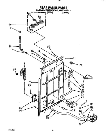 Rear panel