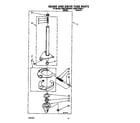 KitchenAid KAWE760WWH3 brake and drive tube diagram