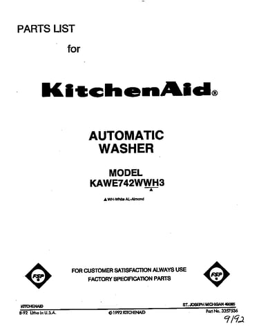 Front cover