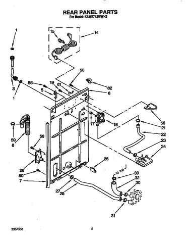 Rear panel
