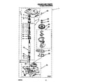 KitchenAid KAWE564WWH3 gearcase diagram