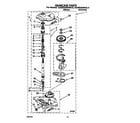 KitchenAid KAWE560WWH3 gearcase diagram