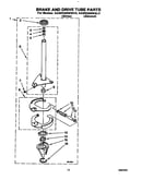 Brake and drive tube