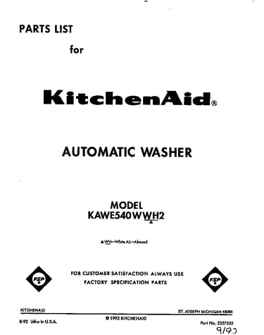 Front cover
