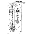 KitchenAid KAWE460WWH3 gearcase diagram