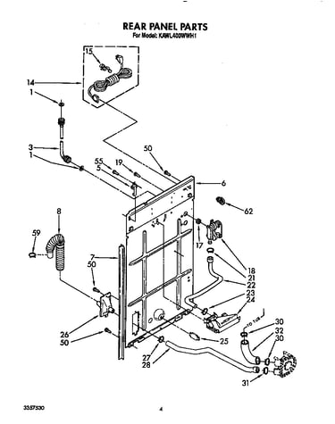 Rear panel