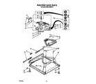 KitchenAid KAWL400WWH1 machine base diagram