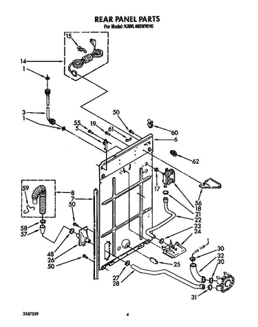 Rear panel