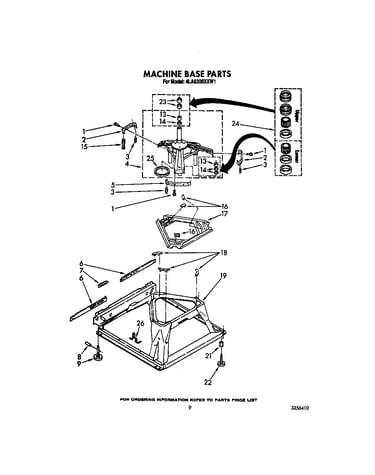 Machine base