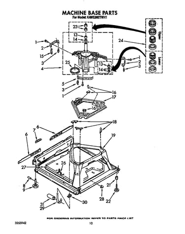 Machine base