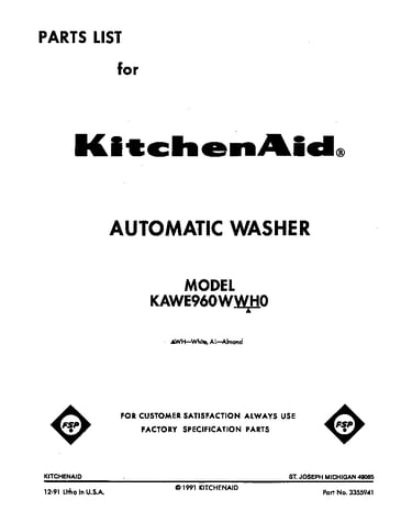 Front cover