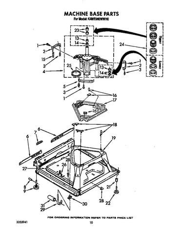 Machine base