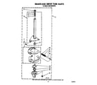 KitchenAid KAWE960WWH0 brake and drive tube diagram
