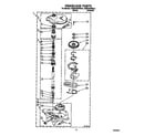 KitchenAid KAWE460WWH2 gearcase diagram