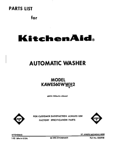 Front cover
