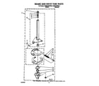 KitchenAid KAWE560WWH2 brake and drive tube diagram