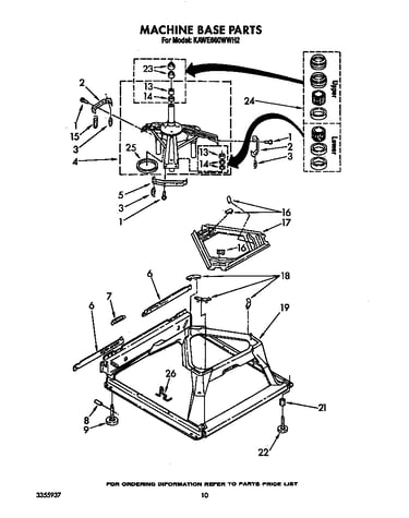 Machine base