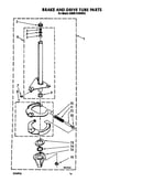 Brake and drive tube