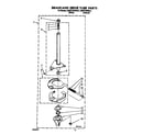 KitchenAid KAWE760WWH2 brake and drive tube diagram