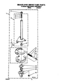 Brake and drive tube