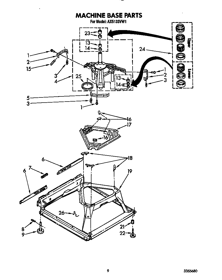 Machine base