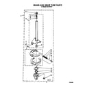 Roper AX5133VW1 brake and drive tube diagram
